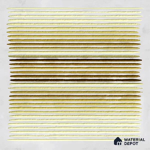 Highlighter Wall Tile TL 07240 Carvino 8001 GLM (Gold) 1 ft x 1 ft Ceramic Matte Finish - 9 mm | Suitable For Kitchen & Bathroom | 2 mm Spacer is Mandatory